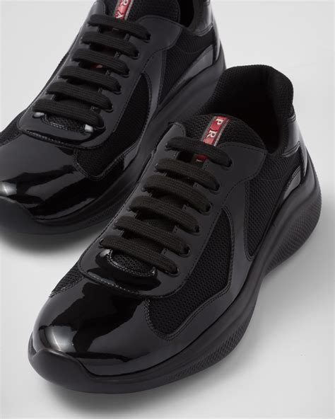 prada sneakers block|all black prada sneakers.